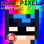 Jeu Dessiner Des Pixels Héros Face